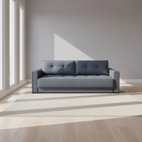 Sofá Cama Tela Gris Paradise en Gris - Sillones y sofás, Uruguay | Divino