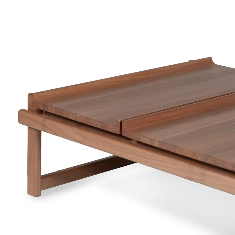 Mesa de Centro Natsu - Madera Natural en Beige, Uruguay | NYR, vista 3