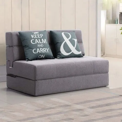 Sofa cama Foldie 2 cuerpos - Gris en Gris - Sillones y sofás, Uruguay | La Cueva Muebles