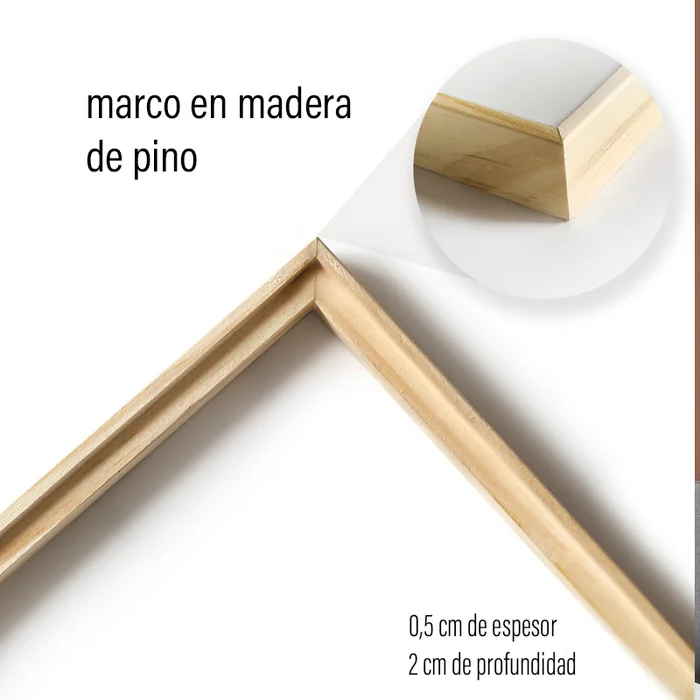 Cuadro / Lámina con marco 30x40CM Abstracto 26 - Decoración de pared, Uruguay | Alta Gracia Deco, vista 2