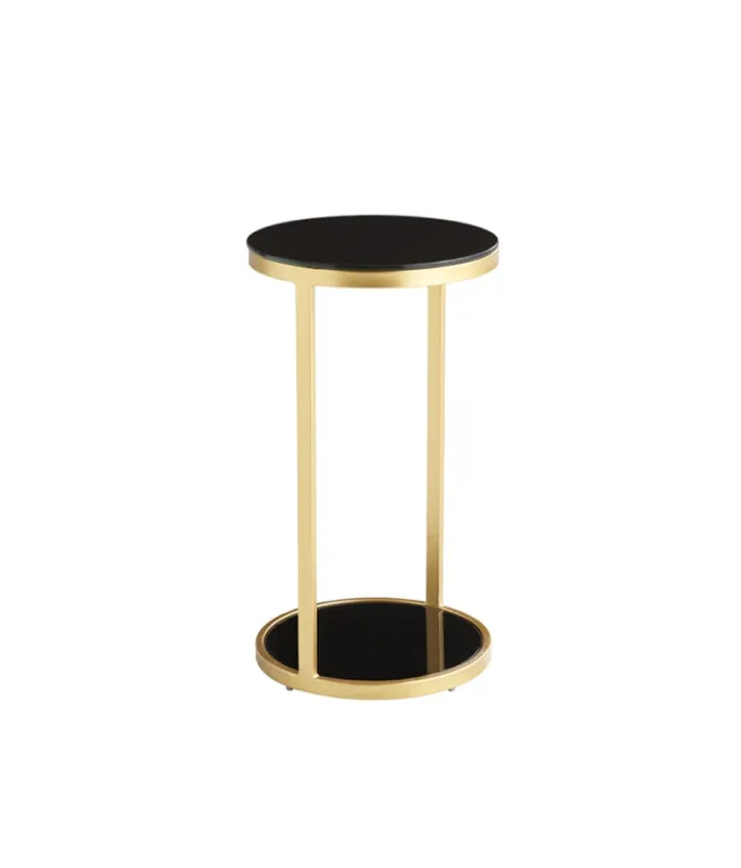 MESA LATERAL 46200 GOLD 28DIAMX51H en Negro - Mesas de arrimo, Uruguay | Vinibel