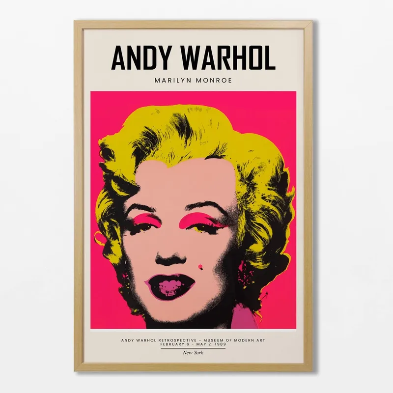 Andy Warhol - Marilyn Monroe en Multicolor - Láminas, Uruguay | La Cuadrería