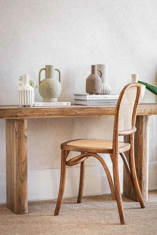 MESA DE ARRIMO / CONSOLA ATHENA - 1.40 MTS en Madera natural - Bibliotecas, Uruguay | La Iberica, vista 8