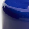 Mesa auxiliar exterior Mesquida de cerámica con acabado azul glaseado Ø 35 cm en Azul - Mesas de arrimo, Uruguay | Kavehome, vista 5 de 7