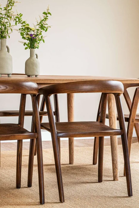 MESA COMEDOR NORDICA - OLMO NATURAL - 1.80 X 0.90 MTS en Madera natural - Mesas de comedor, Uruguay | La Iberica, vista 47