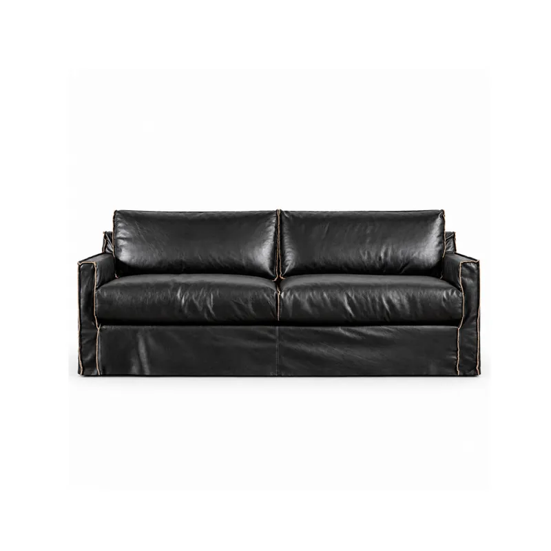 Sillón Cuero Maxwell en Negro - Sillones y sofás, Uruguay | Samic