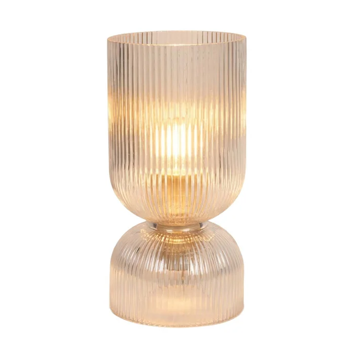 Lampara De Mesa Vidrio Transparente Lt95180 en TRANSPAR - Lámparas de mesa, Uruguay | Divino, vista 2