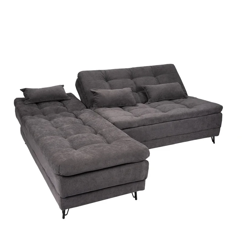 Sillón Cama con Chaise Izquierdo y derecho - Vértice - Gris en Gris - Sillones y sofás, Uruguay | Ecowood, vista 3