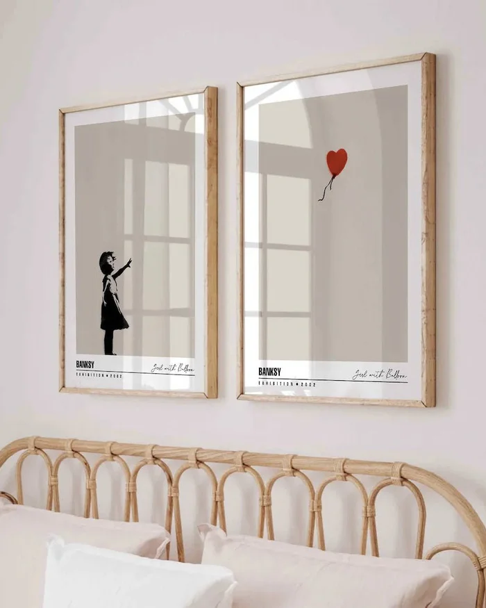 Banksy - Girl with ballon - Láminas, Uruguay | La Cuadrería, vista 2