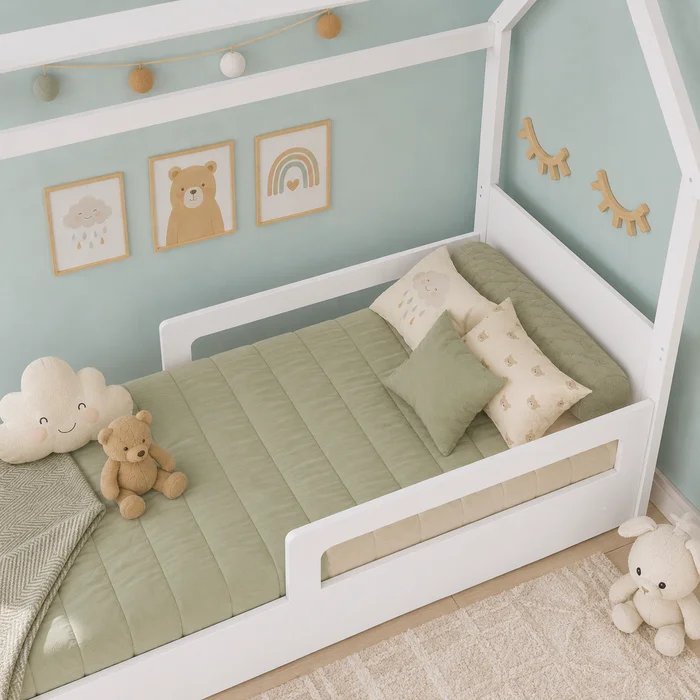 Cama Siena – Blanca - Dormitorio, Uruguay | RM Muebles y Deco, vista 2