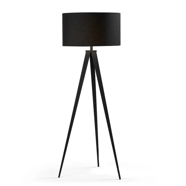 Lámpara de Pie Nox en Negro - Lámparas de pie, Uruguay | La Perla