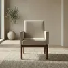 Butaca Claudia - Tela Rústica - 290-G2 (Beige) en Beige - Butacas, banquetas y puffs, Uruguay | NYR, vista 4 de 7