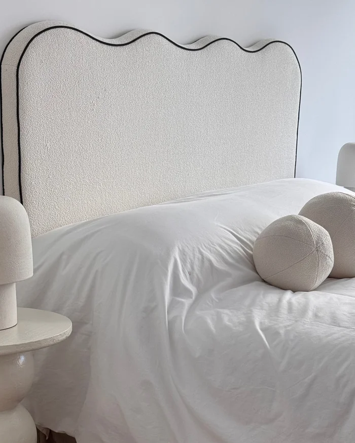 Respaldo PISSIS Vivo- Tapizado en Blanco - Respaldos de cama, Uruguay | Octo, vista 2