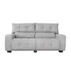 HELLEN- SOFA 3 CUERPOS HANNOVER GRIS CLARO en Gris - Sillones y sofás, Uruguay | Alfa Ventas, vista 3 de 4