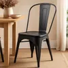 SILLA TOLIX NEGRA METAL COMEDOR - Sillas, Uruguay | Decohogar, vista 3 de 4