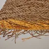 Pantalla para lámpara de techo Fonteta de fibras naturales con acabado natural Ø 40 cm en Madera natural - Lámparas colgantes, Uruguay | Kavehome, vista 3 de 5