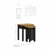 Mesa ratona auxiliar Nido - Linea Loft en Multicolor - Mesas de living, Uruguay | Ecowood, vista 5 de 5