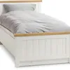 Estructura cama MARKSKEL 90x200 roble/bl en Blanco/roble - Dormitorio, Uruguay | JYSK, vista 1 de 3