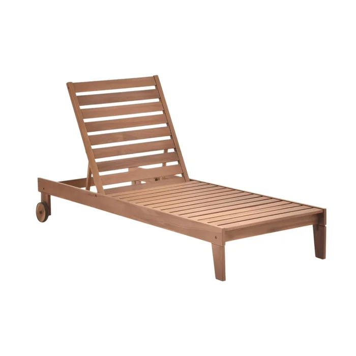 Reposera de Exterior 3 posiciones Madera - Caraíva en Madera natural - Muebles para el exterior, Uruguay | Rústico Hogar