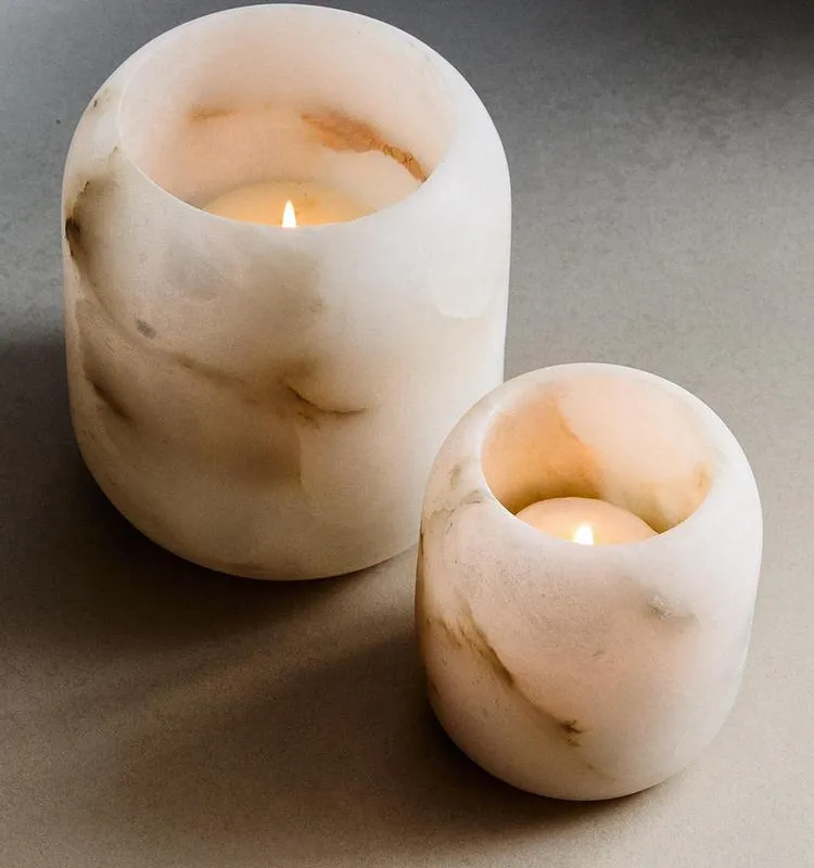 PORTAVELAS ALABASTRO en Blanco - Velas y Portavelas, Uruguay | Zara Home