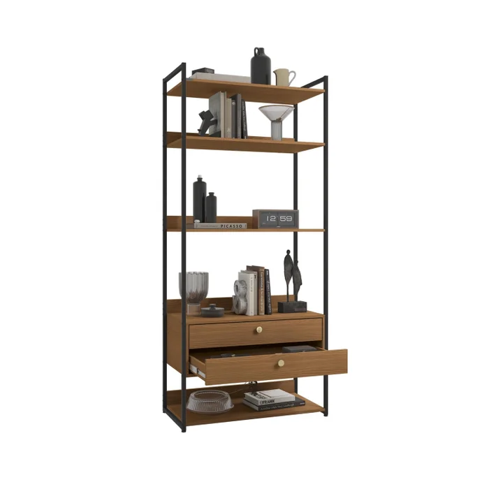 Closet Abierto Modular P49 - Linea Industrial en Madera natural - Roperos y placares, Uruguay | Balton, vista 16