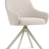 Silla de comedor ROSTRUP giratoria tela beige en Beige - Sillas, Uruguay | JYSK, vista 1 de 4