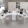 Plataforma angular para 3 puestos de trabajo 25615 *** en Blanco - Escritorios y sillas de escritorio, Uruguay | World Vigo, vista 1 de 4