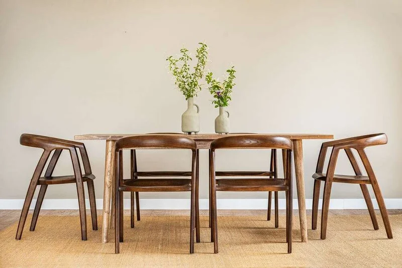 MESA COMEDOR NORDICA - OLMO NATURAL - 1.80 X 0.90 MTS en Madera natural - Mesas de comedor, Uruguay | La Iberica, vista 52