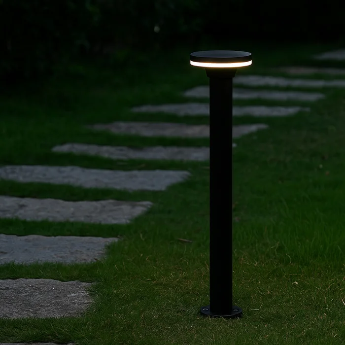 Bolardo Exterior Moon 60CM 12W Negro en Negro - Lámparas de pie, Uruguay | Unilux, vista 2