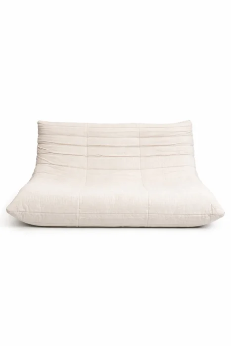 Sofá Marto, 2 Cuerpos - Arena en Madera natural - Sillones y sofás, Uruguay | Indian