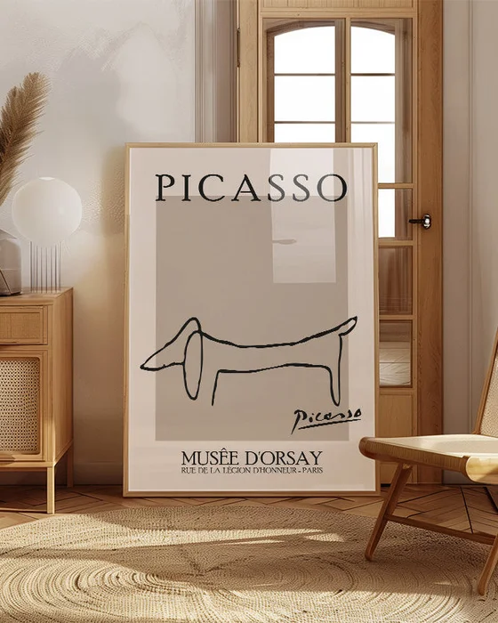 Picasso - Perro en Beige - Láminas, Uruguay | La Cuadrería, vista 2