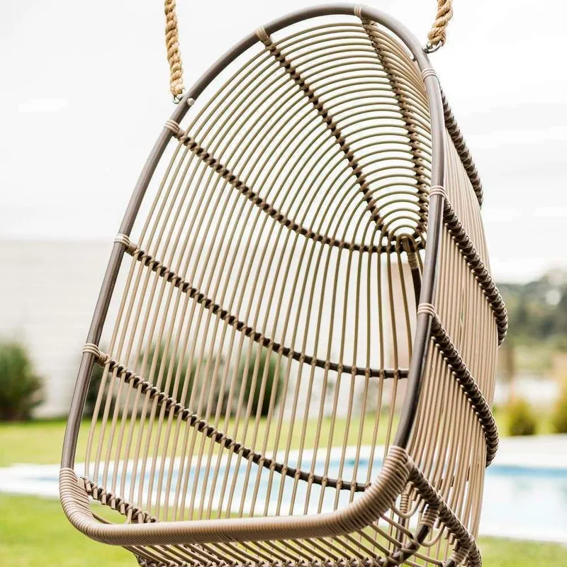 BUTACA COLGANTE DE EXTERIOR - MOCCACHINO - SIKA DESIGN en Marrón - Muebles para el exterior, Uruguay | La Iberica