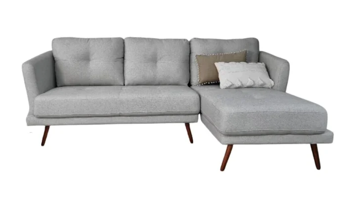 Sofá con Chaise BOHO Derecho - Gris en Gris - Sillones y sofás, Uruguay | Finkel