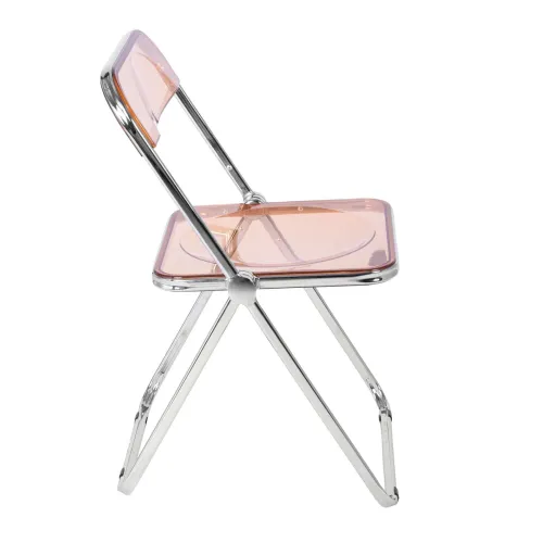 Silla De Comedor Pet-y-metal Marron Sofía en Naranja - Sillas, Uruguay | Divino