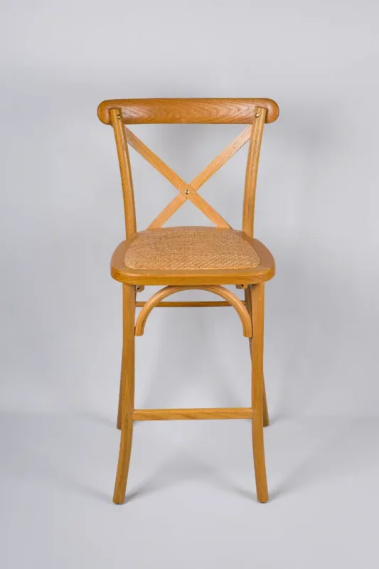 Banqueta Cross Marrón en Madera natural - Sillas, Uruguay | Victoriana, vista 4