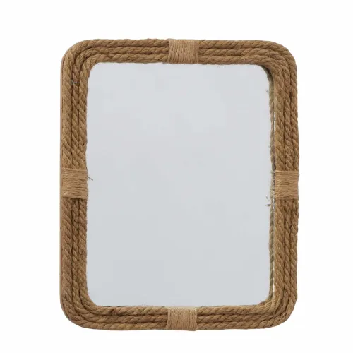 Espejo De Pared Nodo Materiales-mixtos Natural-beige 2054215 en Madera natural - Espejos, Uruguay | Divino