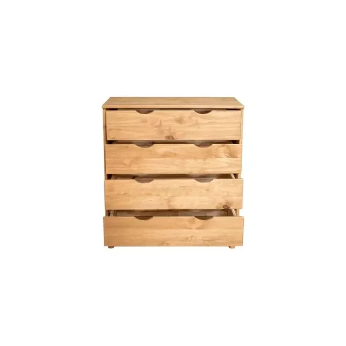 Cómoda 4 Cajones - Línea Berlin - Marrón en Marrón - Cómodas, Uruguay | Ecowood, vista 5