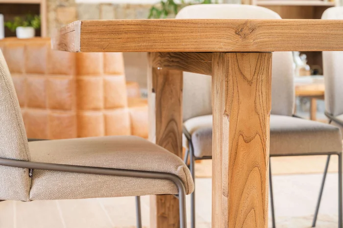 MESA COMEDOR APOLO - 2.50 X 1.10 MTS en Madera natural - Mesas de comedor, Uruguay | La Iberica, vista 19