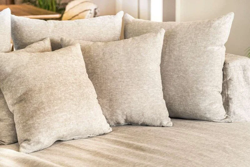 SILLON LUNA - OVAL - LINO GRIS MEDIO en Gris - Sillones y sofás, Uruguay | La Iberica, vista 6