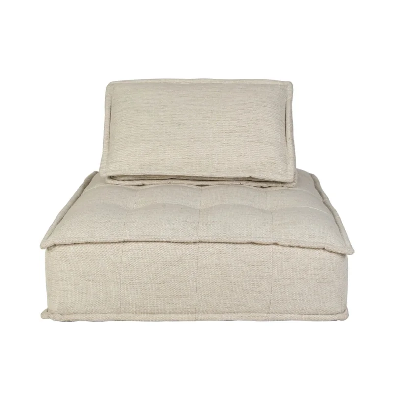 Sofá Modular 1 Cuerpo Tela-premium Natural-beige Element Beige en Beige - Sillones y sofás, Uruguay | Divino, vista 3