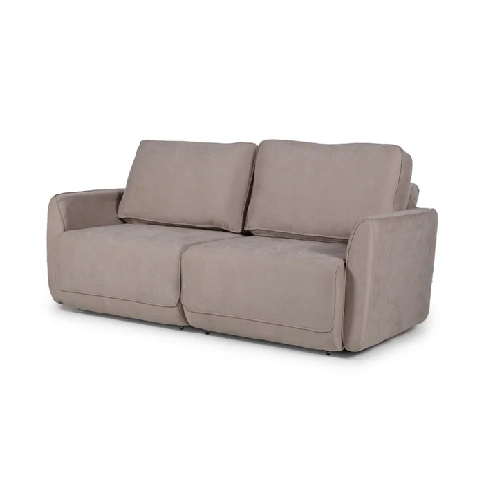 Sofá Ravena (Rebatible) - Tela Microfibra - 9249 (Tostado) en Beige - Sillones y sofás, Uruguay | NYR
