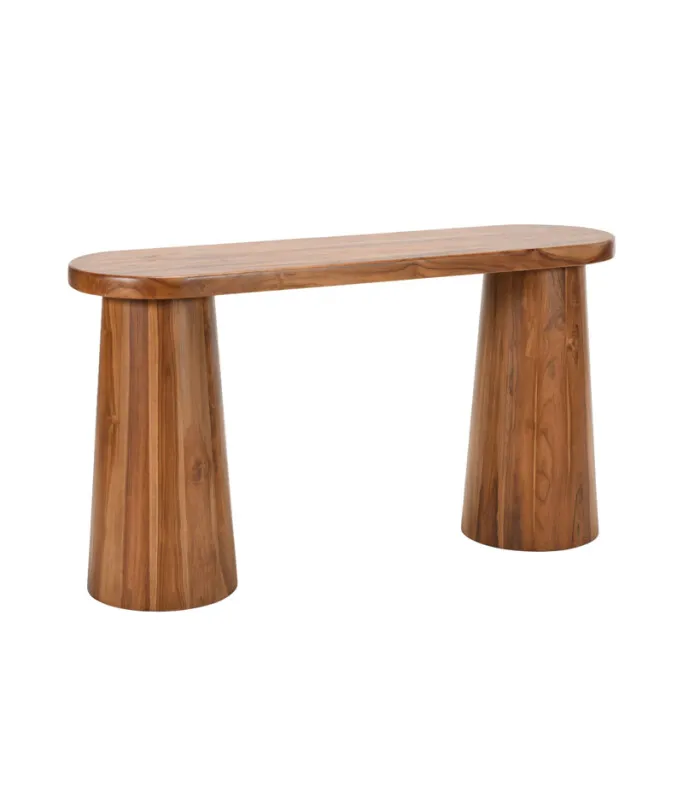 CONSOLA MONTREAL 140X40X77H CM en Madera natural - Aparadores y recibidores, Uruguay | Vinibel