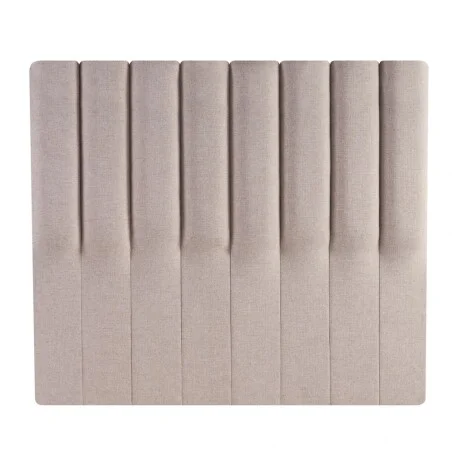 Respaldo 2 plazas tela natural - Beige en Beige - Respaldos de cama, Uruguay | La Cueva Muebles, vista 3