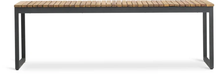Banco jardín UGILT A130xP35 madera dura en Madera natural - Muebles para el exterior, Uruguay | JYSK, vista 2