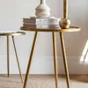MESA AUXILIAR - METAL ORO VIEJO - 51 CMS en Dorado - Mesas de living, Uruguay | La Iberica, vista 1 de 10
