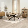 Mesa de comedor NORTOFT 95x200 roble/negro en Roble/negro - Mesas de comedor, Uruguay | JYSK, vista 5 de 5