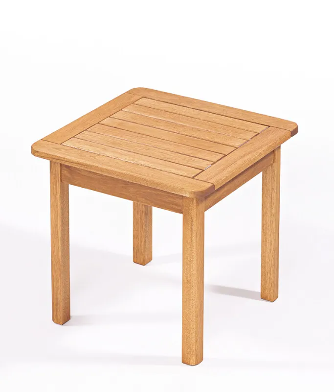 MESA DE LATERAL RECANTO 50x50x50CM JATOBA en Madera natural - Muebles para el exterior, Uruguay | Vinibel