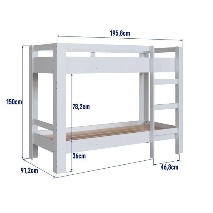 Cucheta Rio – Blanco en Blanco - Dormitorio, Uruguay | RM Muebles y Deco, vista 5