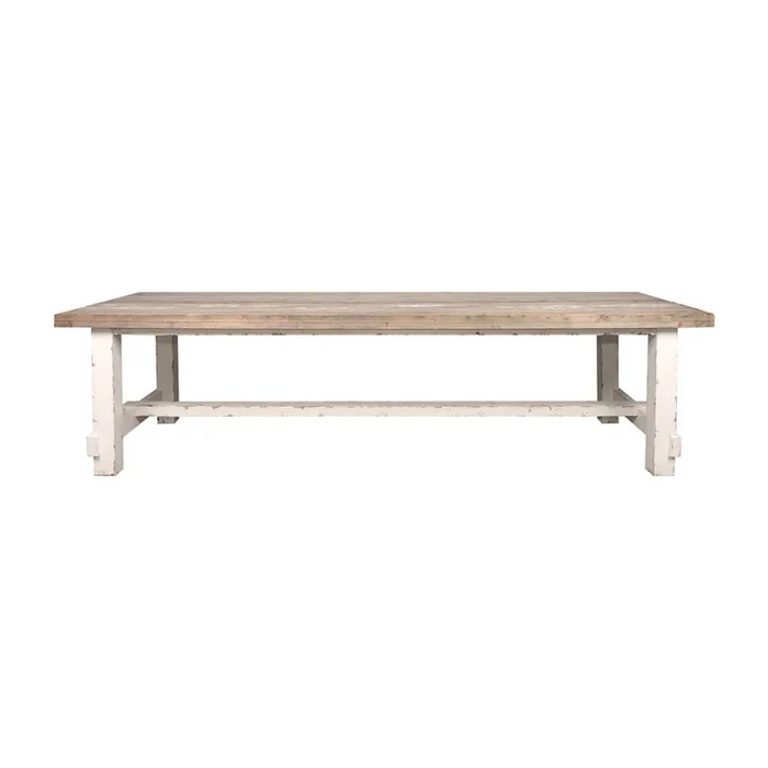 Mesa De Comedor Pino Blanco Aimann en Multicolor - Mesas de comedor, Uruguay | Divino, vista 2