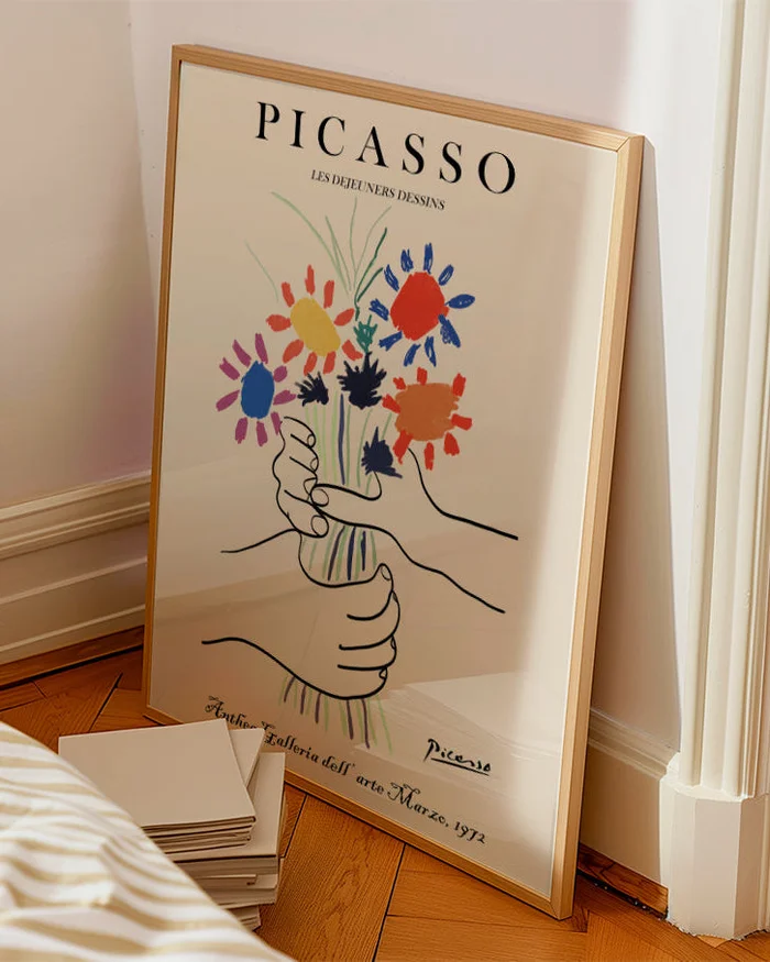 Picasso - El Ramo en Multicolor - Láminas, Uruguay | La Cuadrería, vista 2